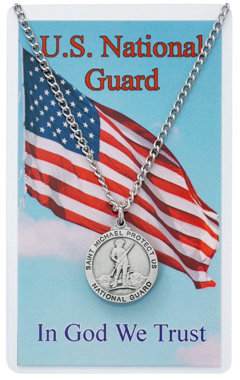 Necklace/PrayerCard/NationalGaurd