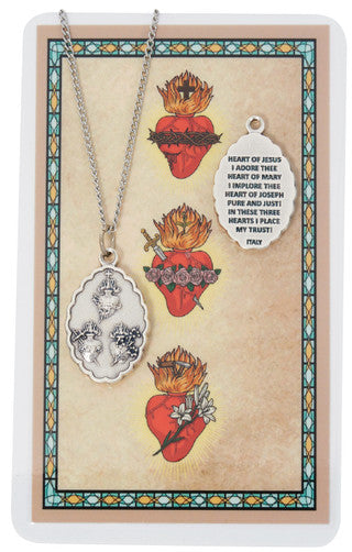 Necklace-Heart Of Jesus-Mary-Joseph
