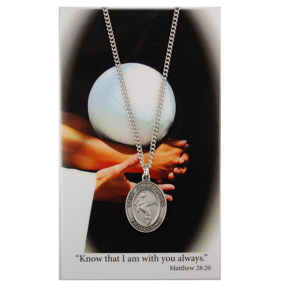 Necklace/GirlsVolleyBall/StChristopher