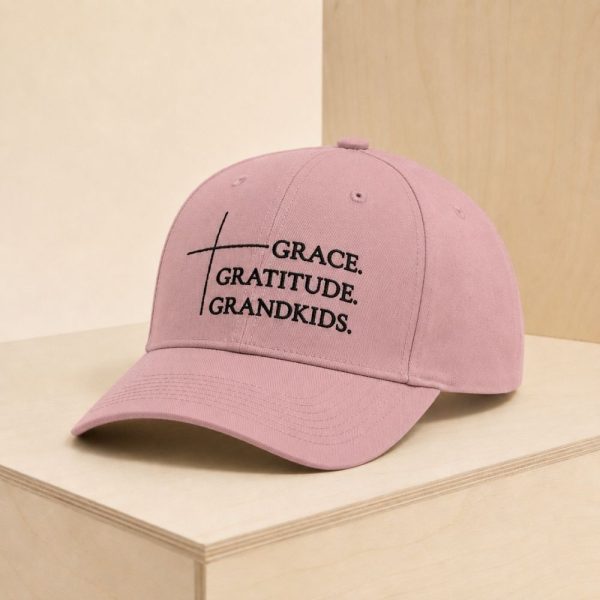 Cap-Grace, Gratitude, Grandkids-Pink