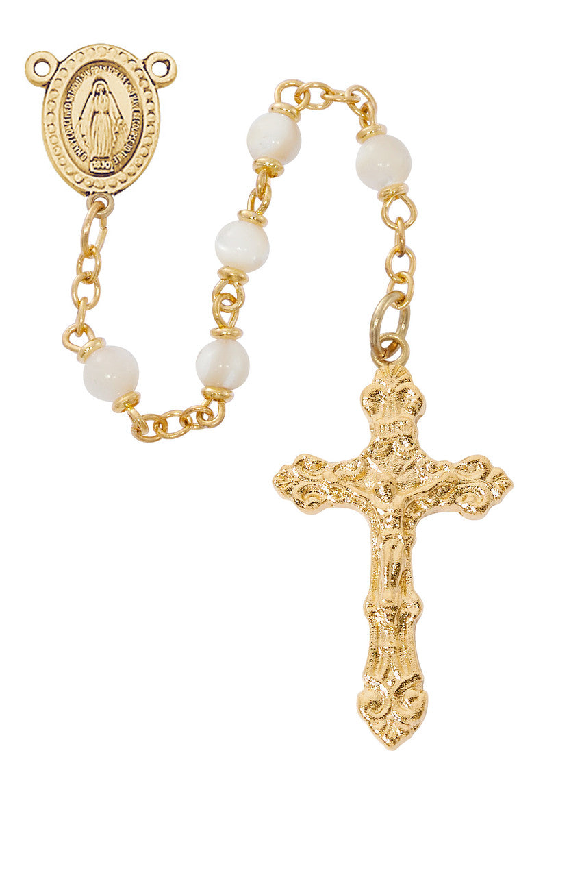 Rosary-GP-Mother Of Pearl-5mm