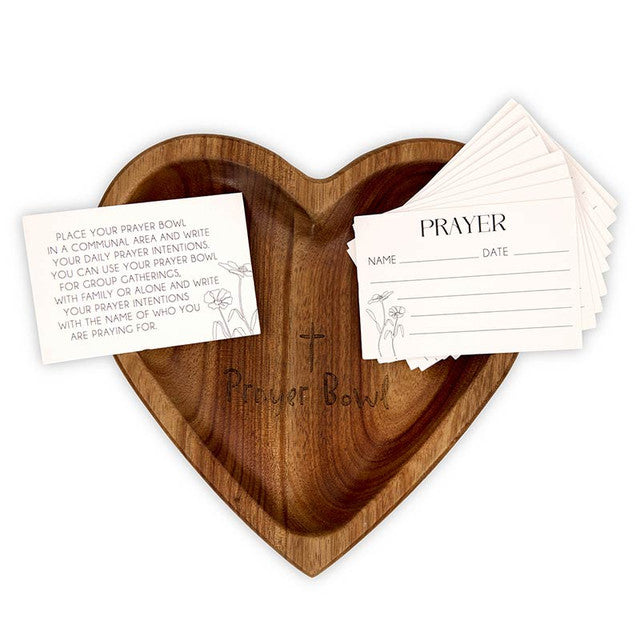 Prayer Bowl-Wooden-Heart