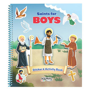 Book-Sticker & Activity-Saints for Boys-R5001