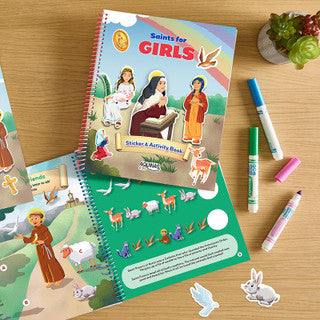 Book-Sticker & Activity-Saints for Girls-R5002