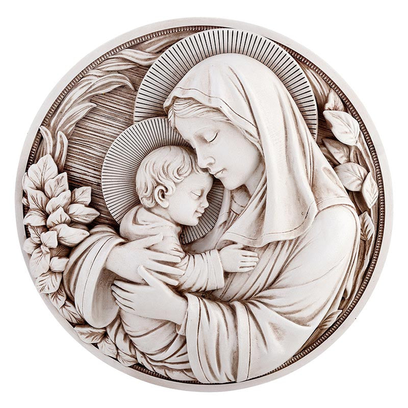 Plaque-Mary-Jesus-Maternal Grace