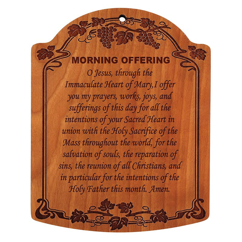 Plaque-Carved-Morning Offering