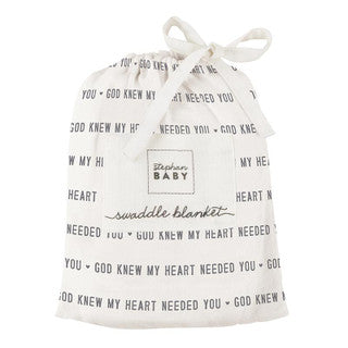 Blanket-Swaddle-God Knew My Heart-For Babys