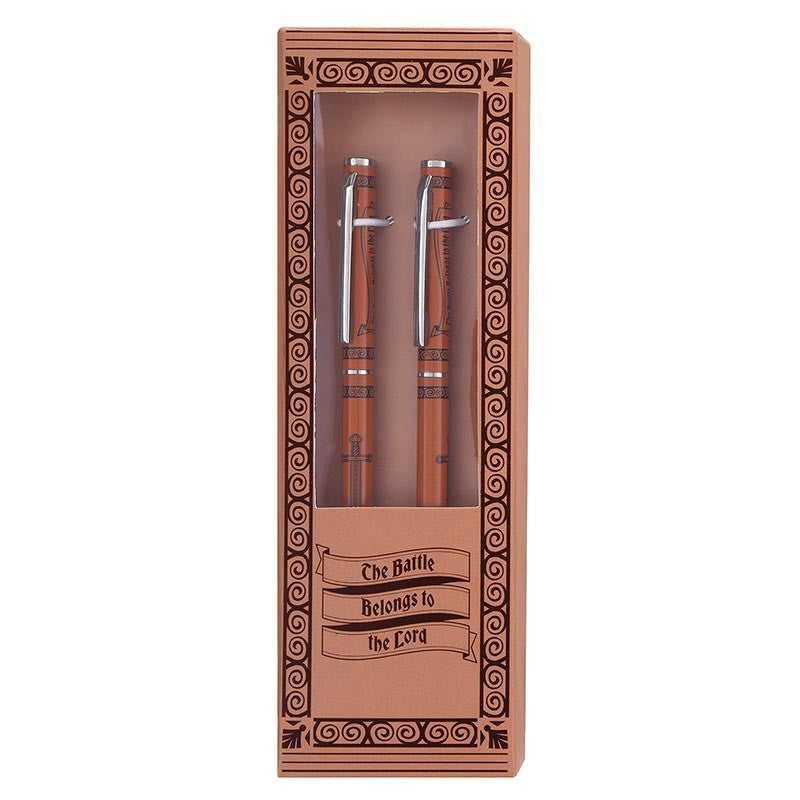 Pen Set-The Battle Belongs To The Lord