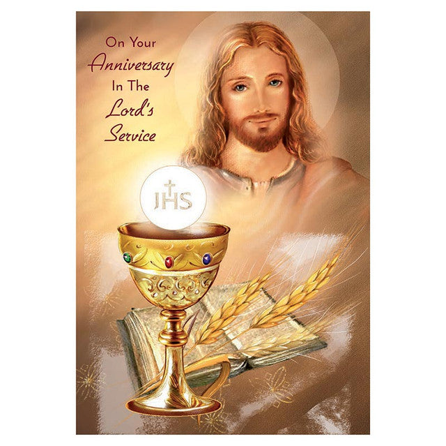 Card-Anniversary In The Lord's Service