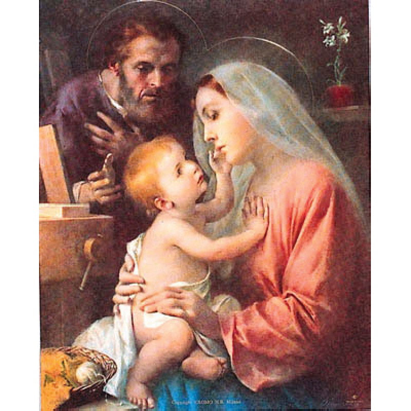 Poster-8x10-Holy Family-Carded