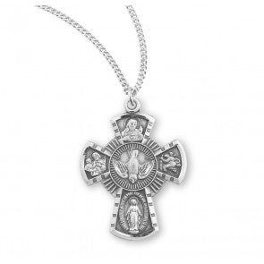 Necklace/SS/Sm 4-Way