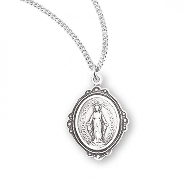 Necklace-SS-13"-Oval MM-S210613