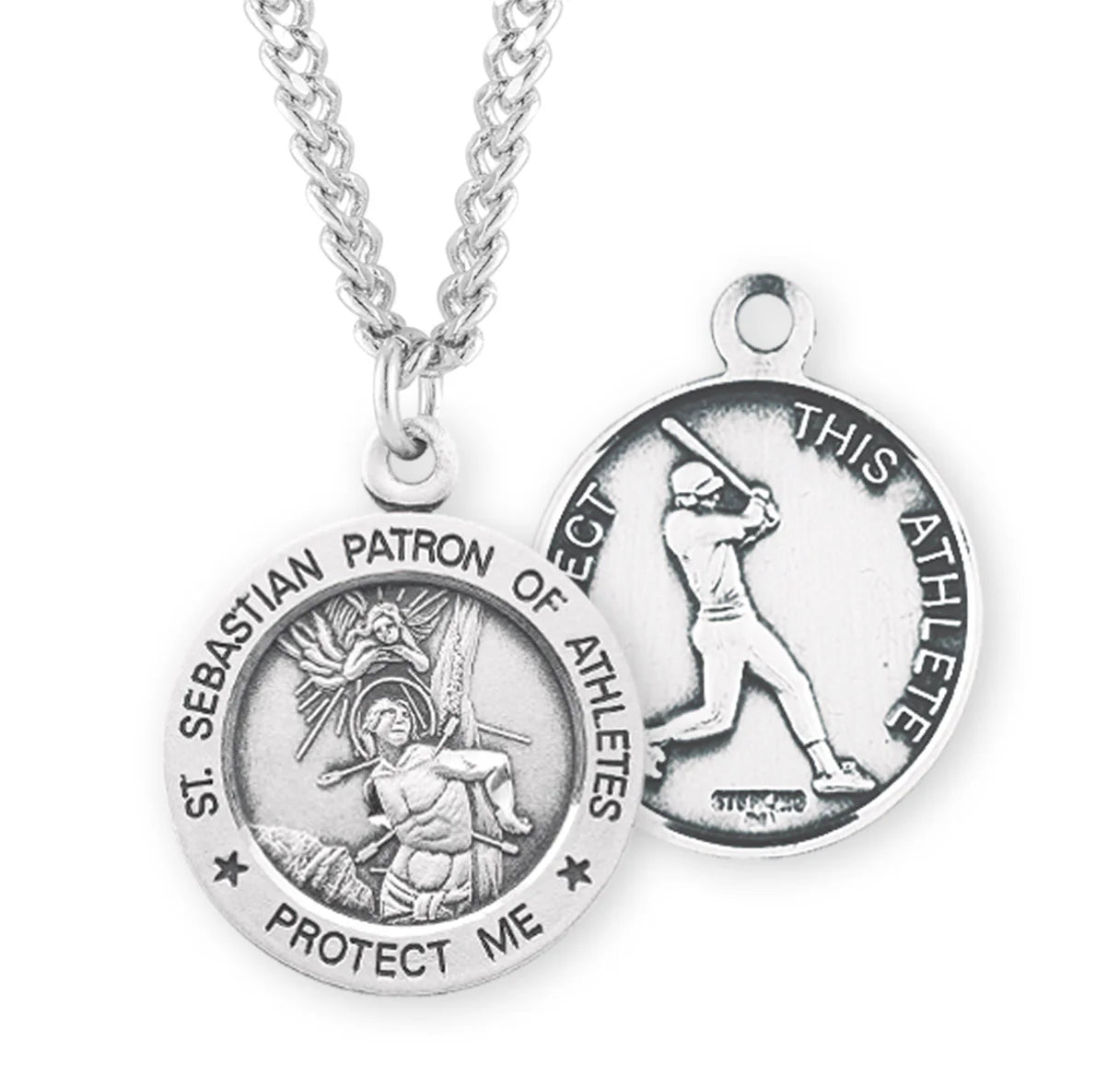 Necklace/SS/St. Sebas./Baseball-24"