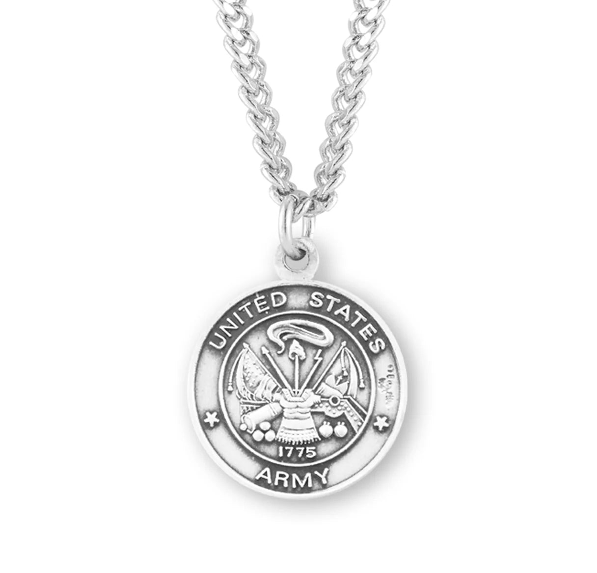 Necklace/SS/St. Michael/Army