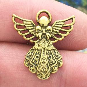 Charm/Angel/AntiqueGold