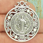 Medal/StBen/Silver/Pewter/LARGE