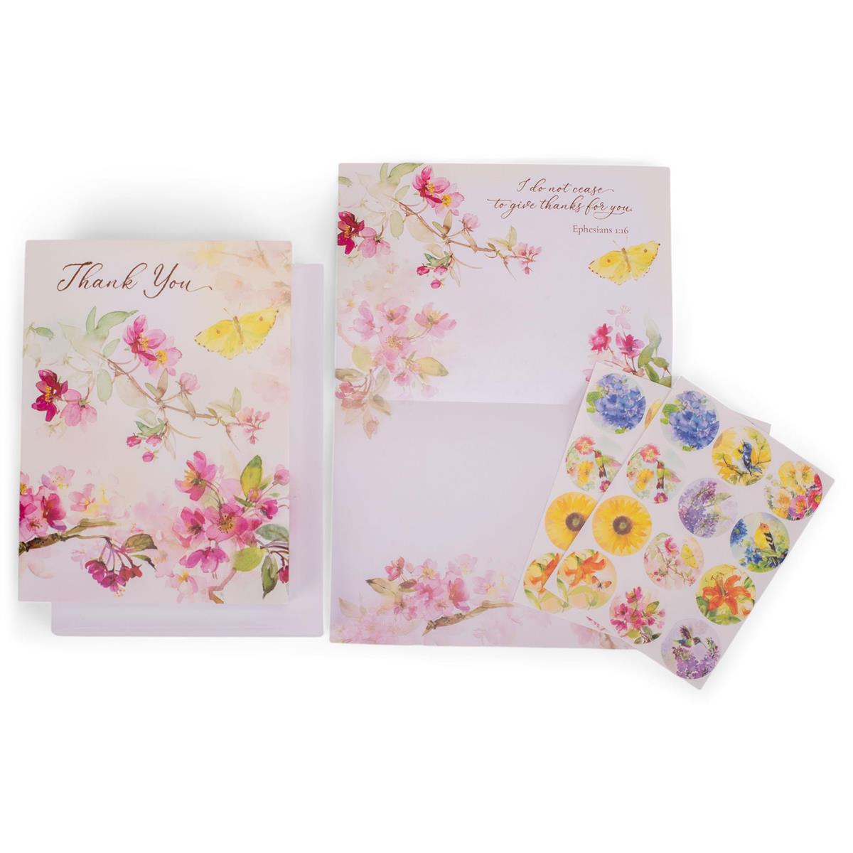Stationery Set-Scripture-Thank You-12pk