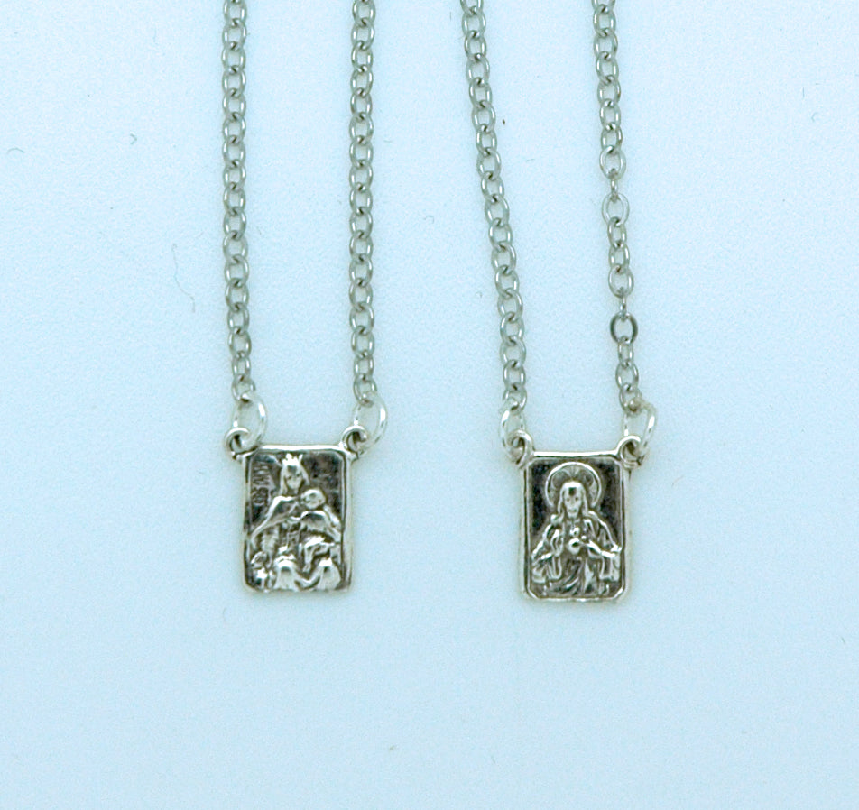 Necklace/SS/Scapular/Small
