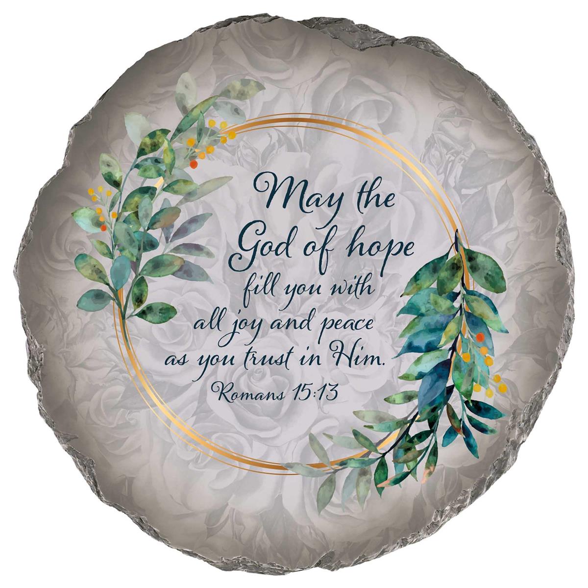 Garden Stone-Rom 15:13-May The God Of Hope