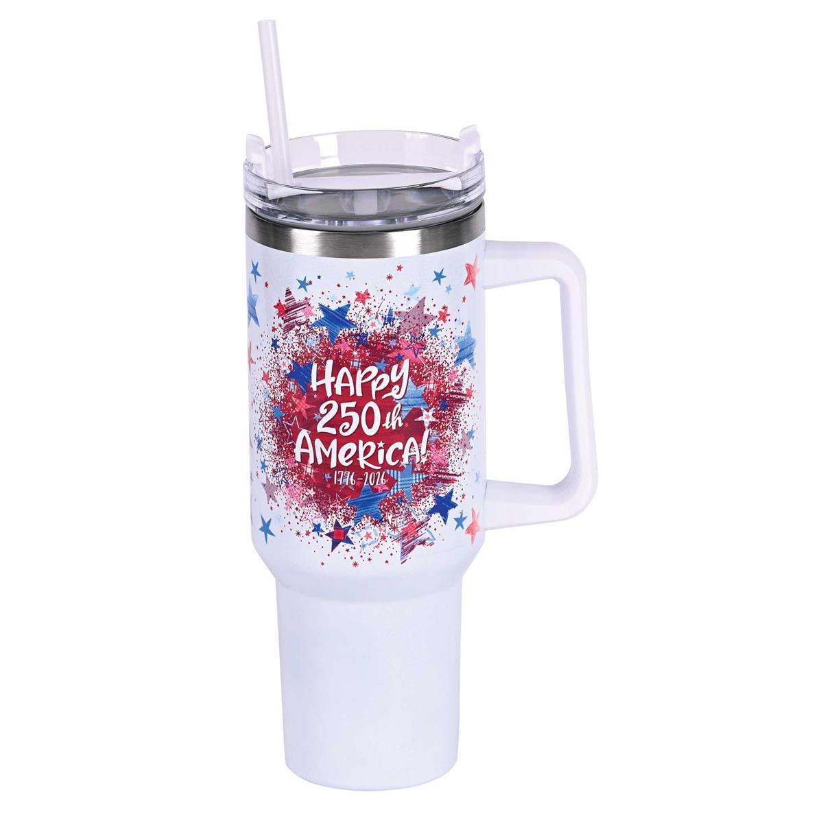 Tumbler-40oz-Blessed Nation-250th America