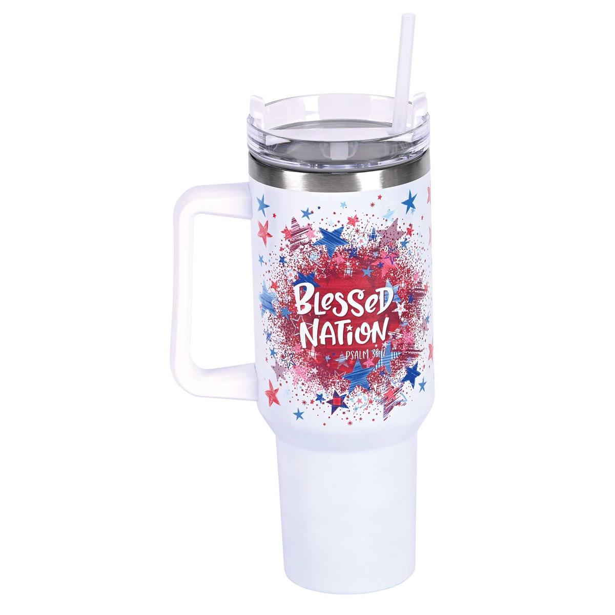 Tumbler-40oz-Blessed Nation-250th America
