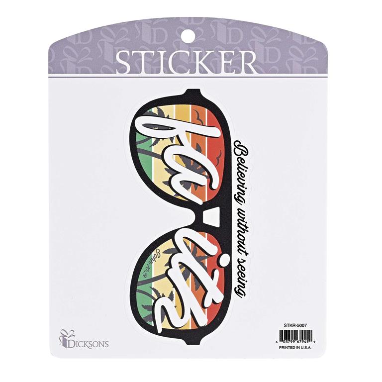 Sticker-Faith John 20:29-Sunglasses