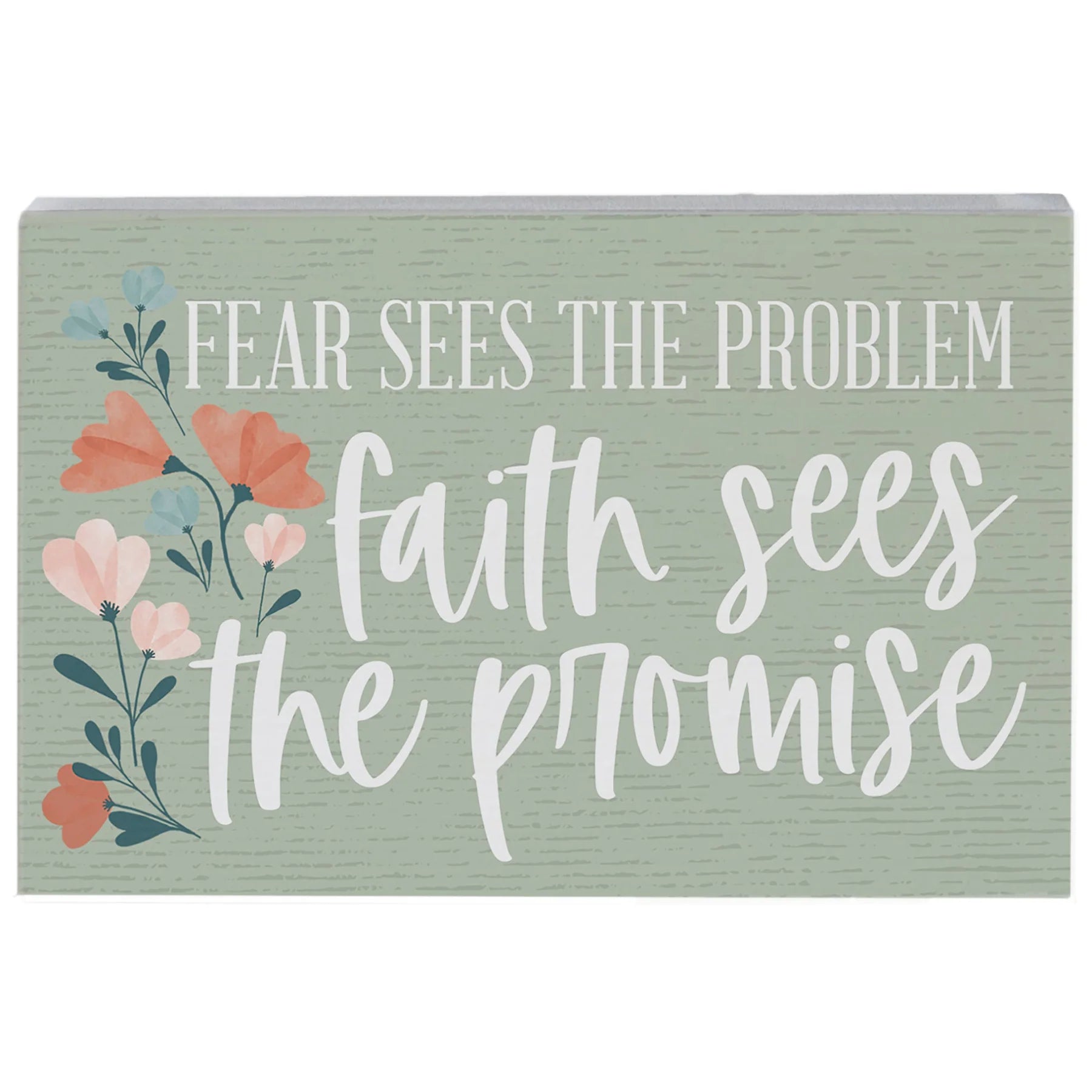 Plock-5.25"-Floral-Faith Sees the Promise