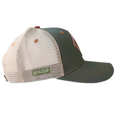 Cap-John 3:16-Leather-Mens