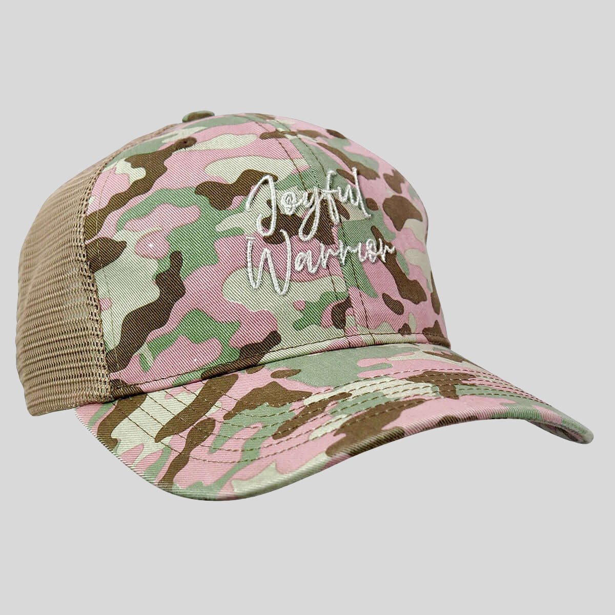Cap-Pink Camo-Joyful Warrior-Women's