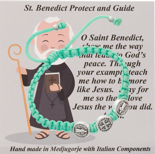 Bracelet-St Benedict-Kids-Green
