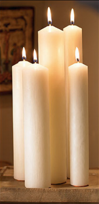 Candle/51%Beeswax/Short/7/8"