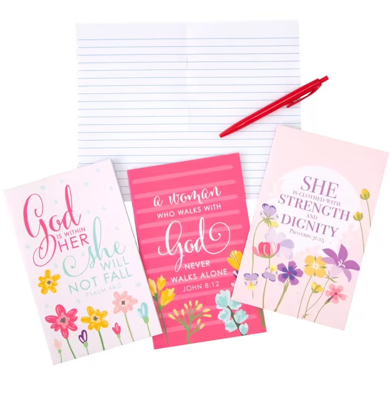 Notepad-8"-Pastel-Woman Of Faith