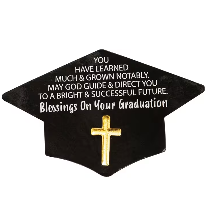 Lapel Pin/Graduation/Gold Cross