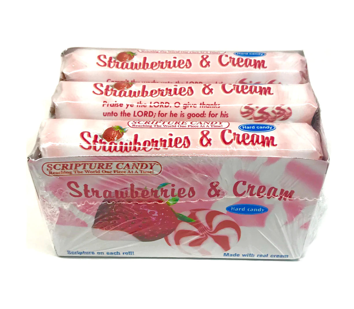 Candy/Roll/Strawberries & Cream