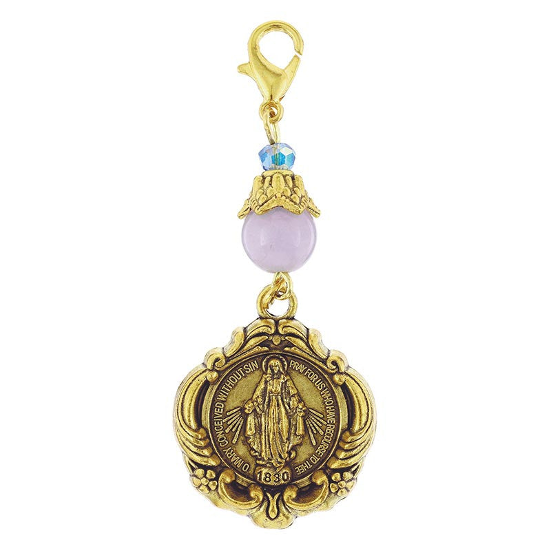 Backpack Clip-Adoration-Miraculous Medal