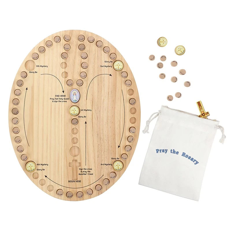 Puzzle Game-Wooden-Rosary Path-13"