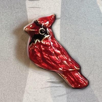 Pin-Cardinal-Gold-Red & Black Epoxy