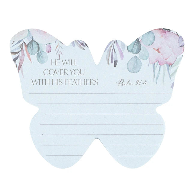 Sticky Notes-Butterfly-He Will Cover You
