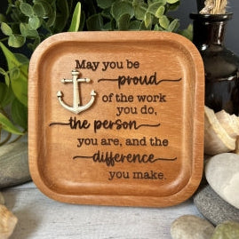 Trinket Dish-Anchor-Be Proud