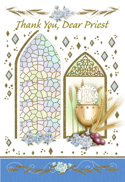 Greeting Card/Thank You/Dear Priest/86936