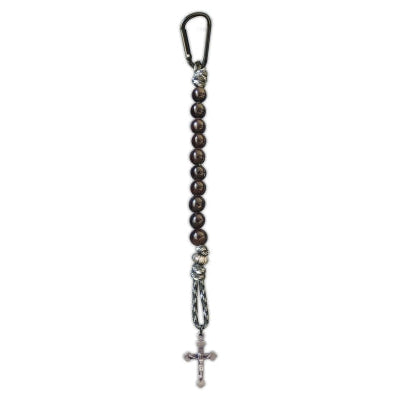 Rosary-Decade-Paracord-Green-Crucifix
