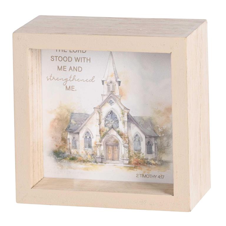 Plaque-The Lord Stood With Me-2 Sided