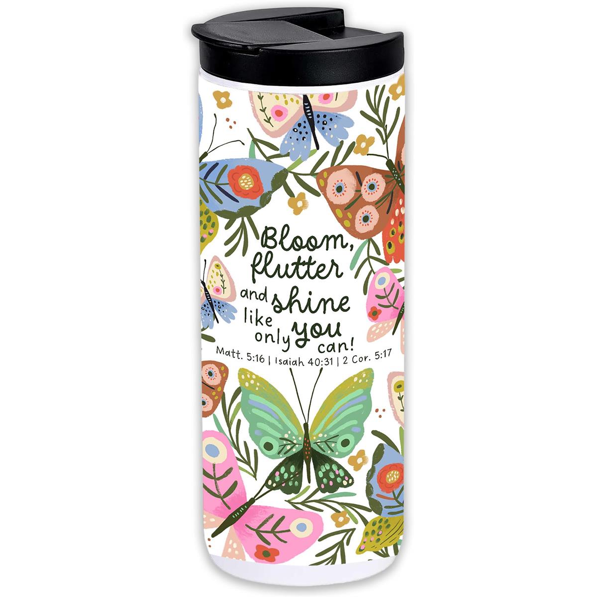 Tumbler-Bloom Flutter And Shine-20 Oz