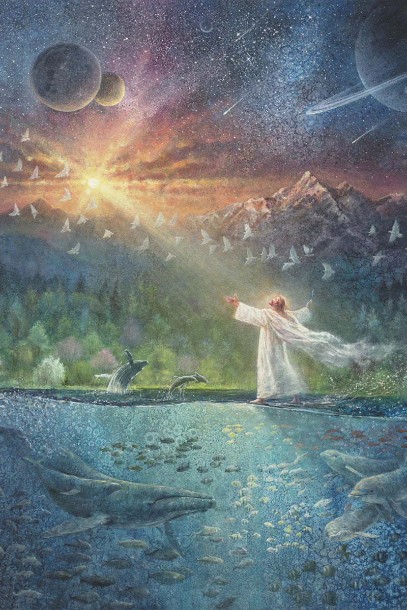 Postcard-3D Art-Symphony of Praise