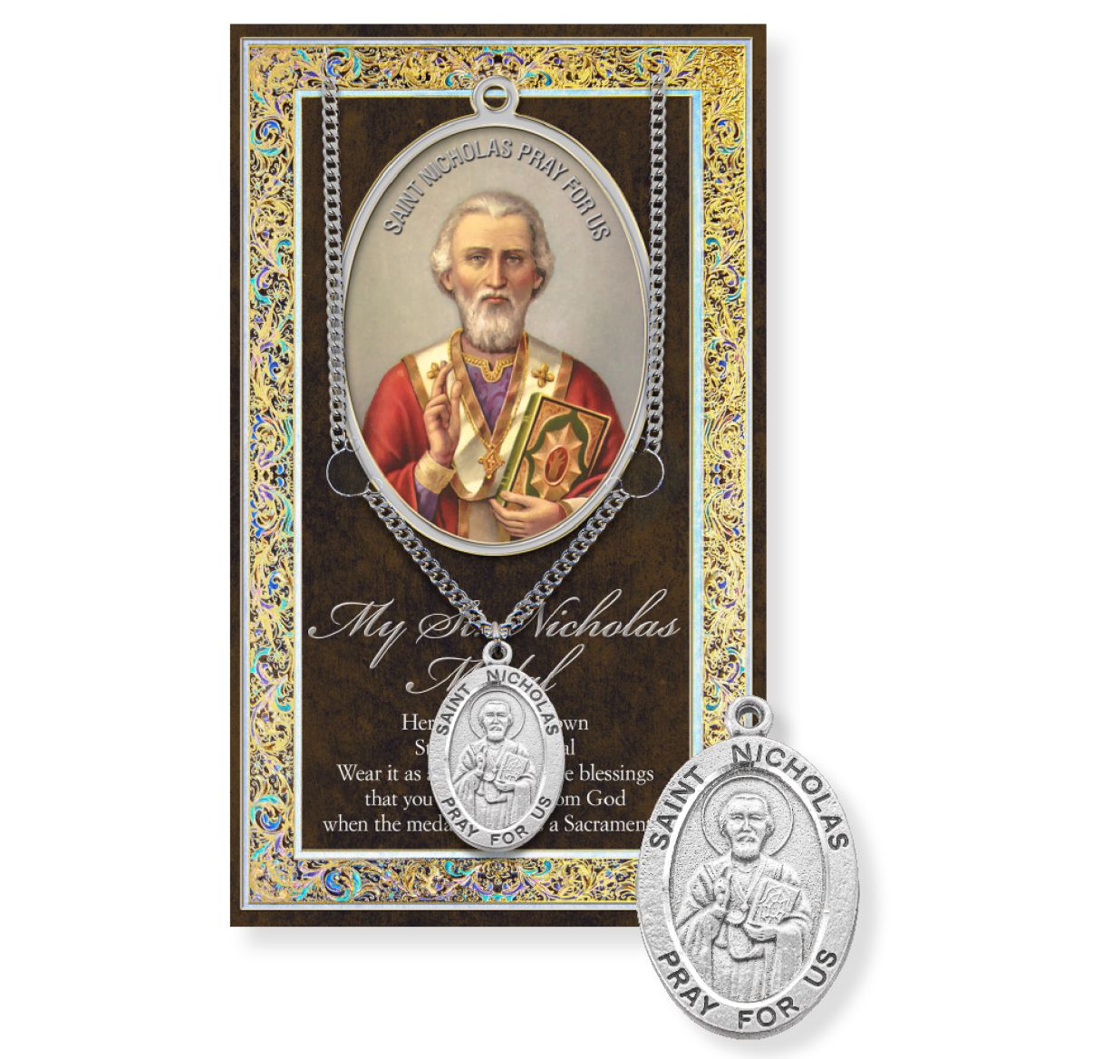 Necklace/Prayer to St. Nicholas