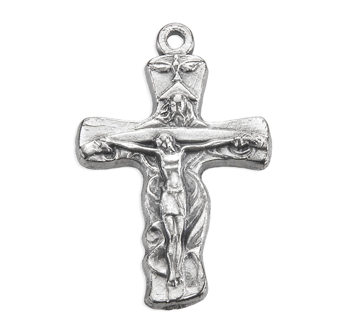 Medal/Trinity Crucifix 3/4"