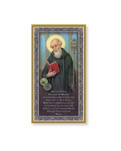 Plaque-St Benedict-W/Prayer