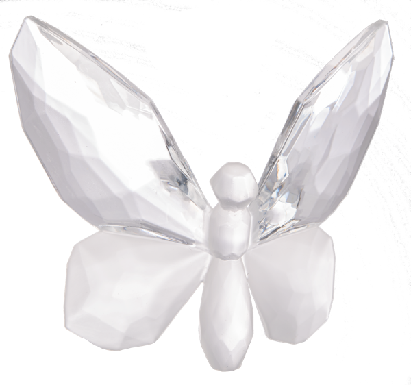 Butterfly-Standing-Frosted Brilliant-5"