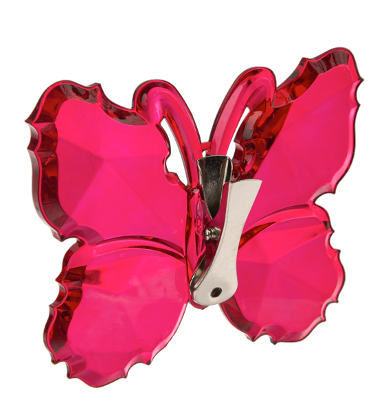 Clip-Butterfly-3.75"-Asstd Colors
