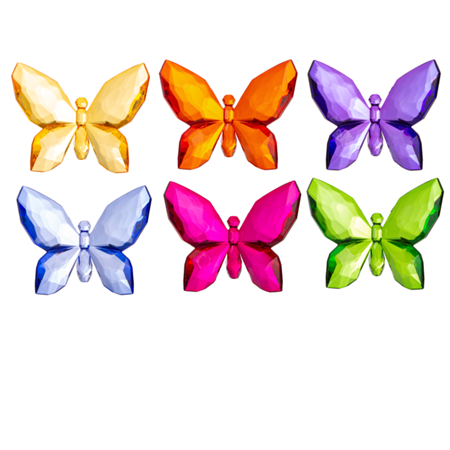 Orna/B-Fly/Asst/5"